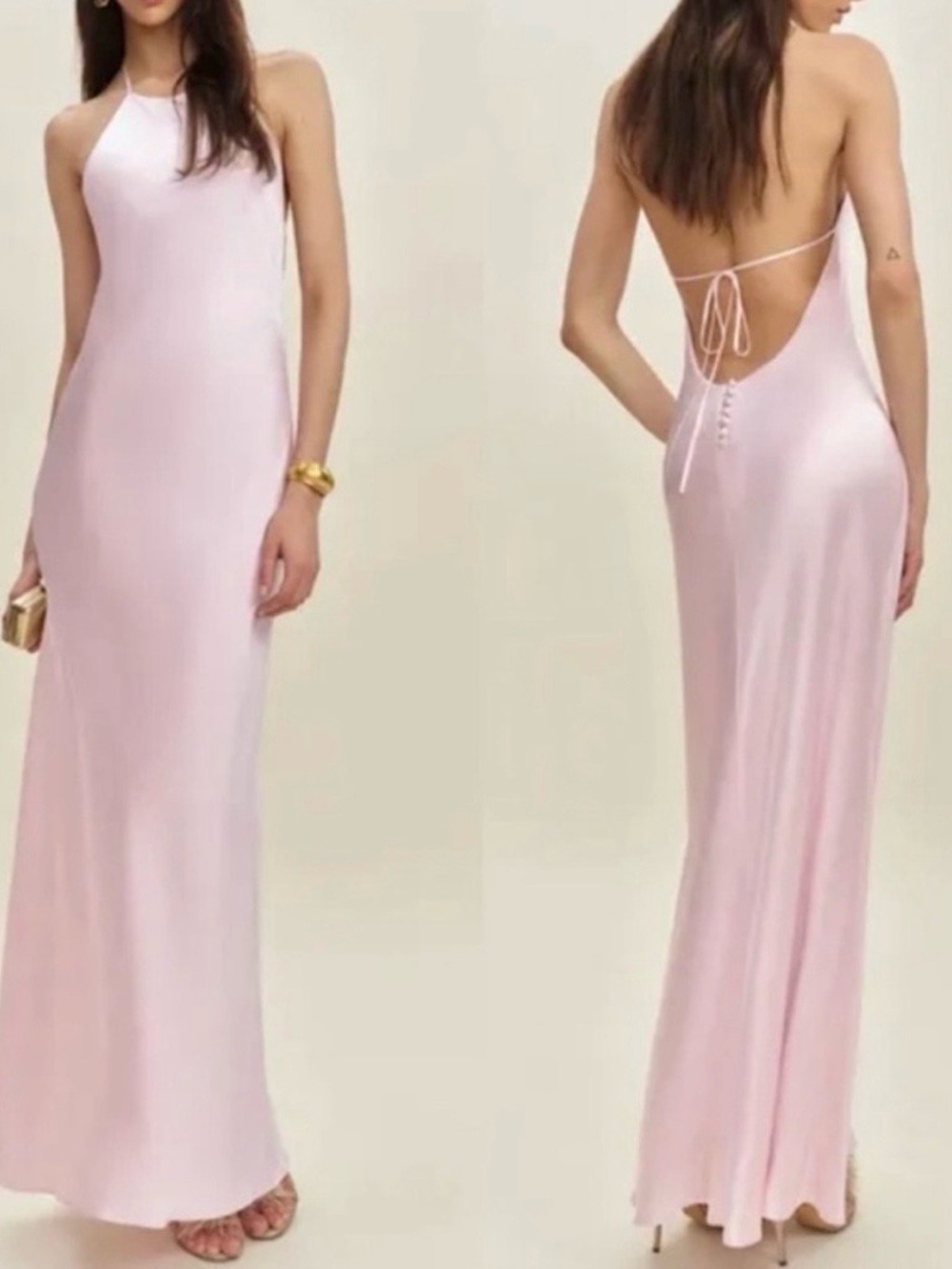 Reformation Jeany Silk Dress